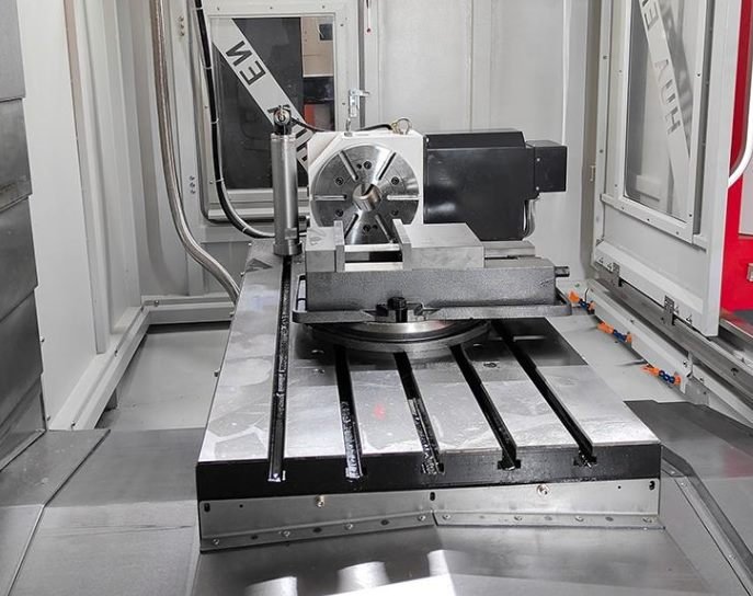 3-axis CNC milling setup for custom metal parts
