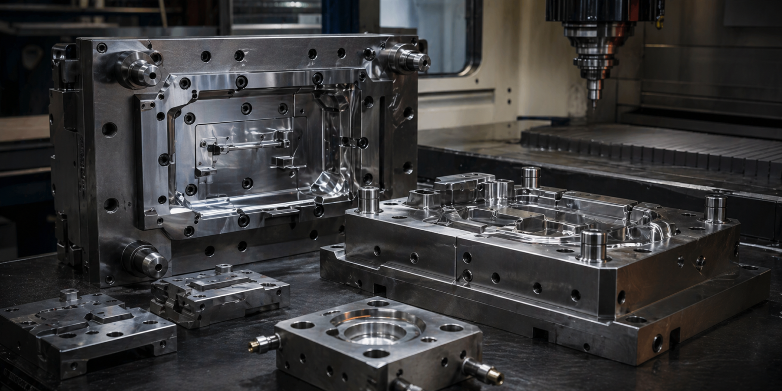 Custom injection molds die casting dies and production tooling