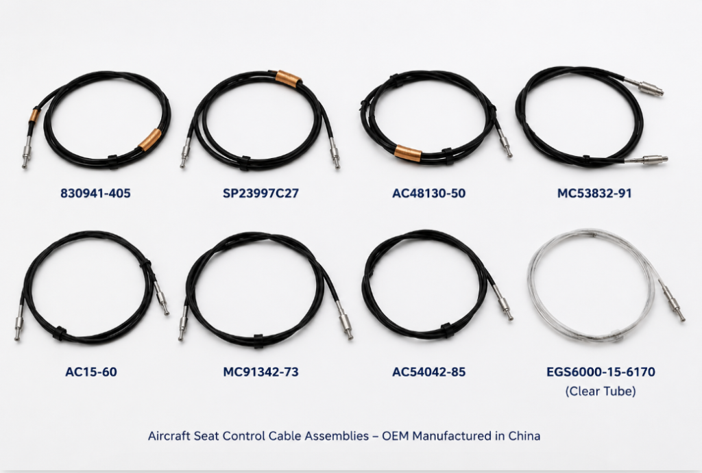 Aircraft Seat Control Cable Manufacturer in China| OEM Supplier for Aerospace Seating Systems