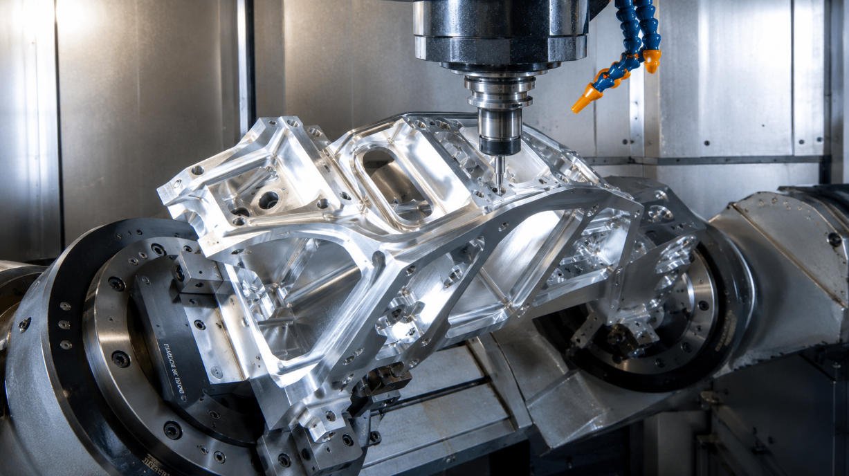 Precision CNC Machining multi-axis complex OEM components for precision manufacturing applications