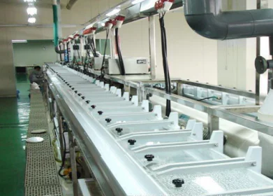 Industrial anodizing line for aluminum die cast parts and OEM surface finishing applications