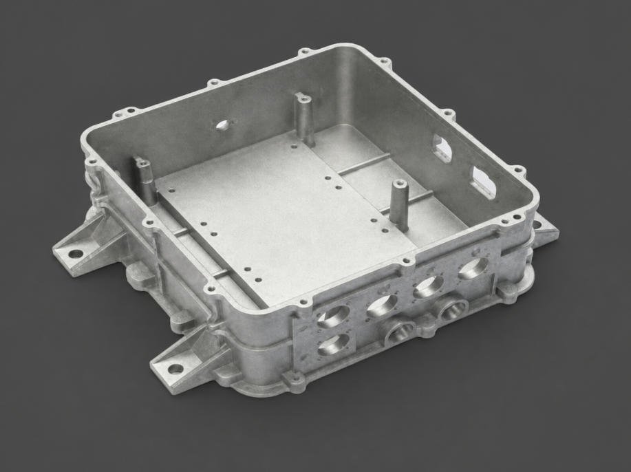 Automotive die cast electric control box housing