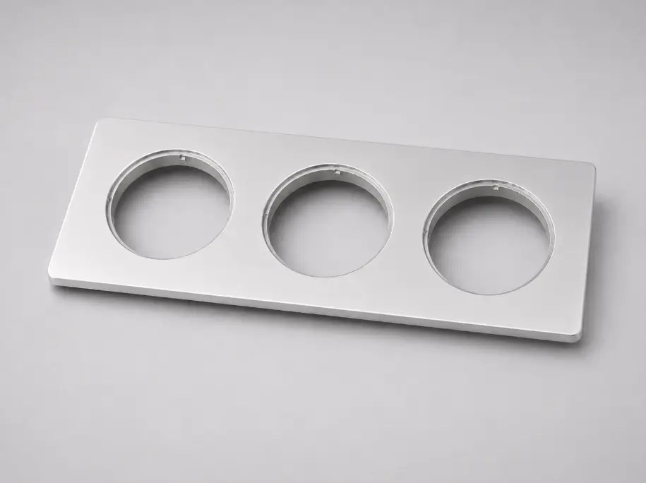 Clear anodized aluminum enclosure for precision OEM components