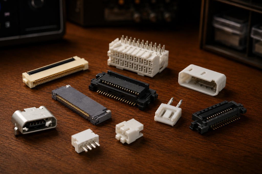 custom electronic connectors plastic housing manufacturing for OEM parts