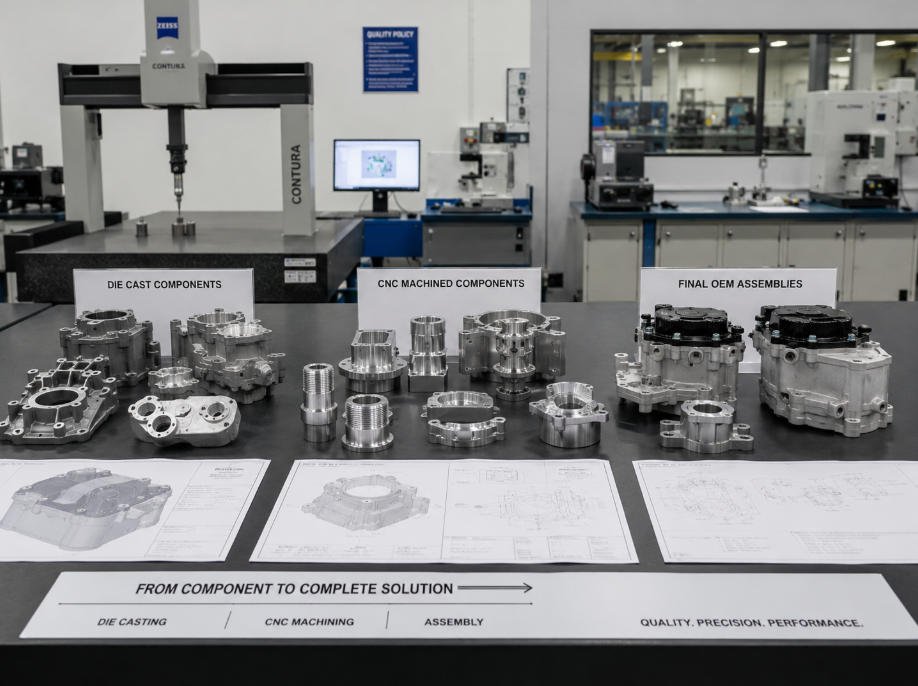 Die Casting vs CNC Machining | OEM Manufacturing Guide