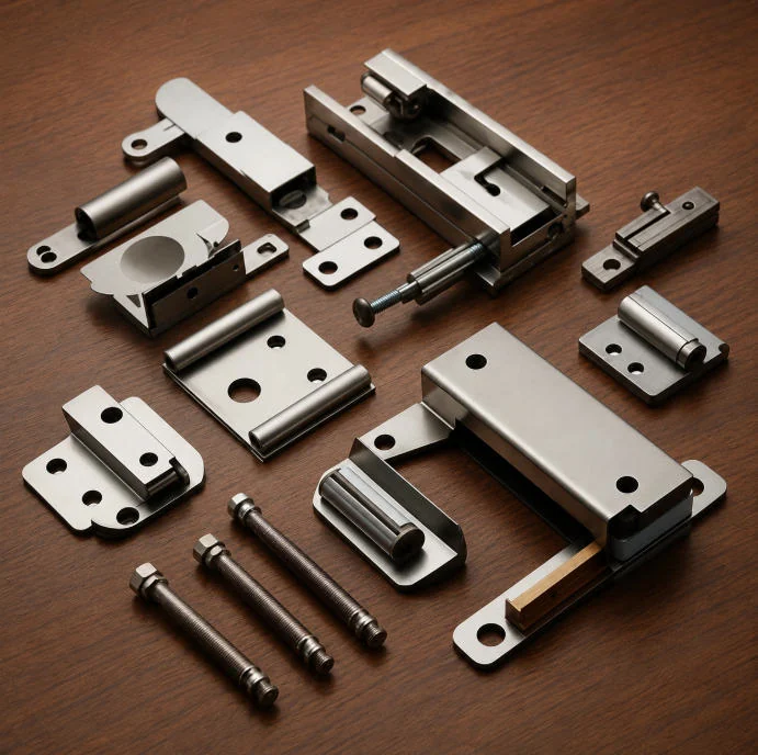 Hot chamber zinc die casting hardware components for assembly-ready OEM applications