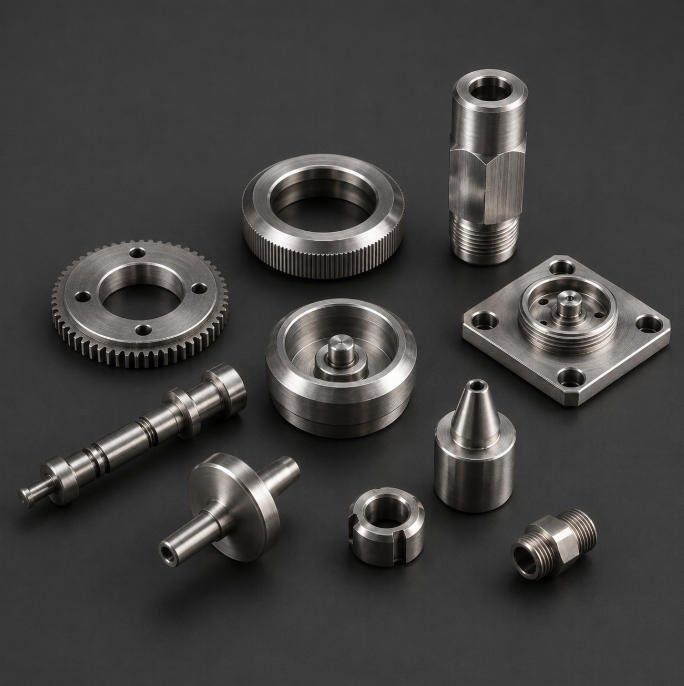 Metal inserts prepared for insert molding OEM components