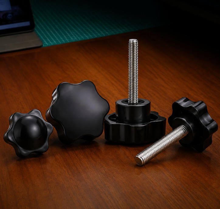 Plastic over metal injection molded components with metal threaded inserts