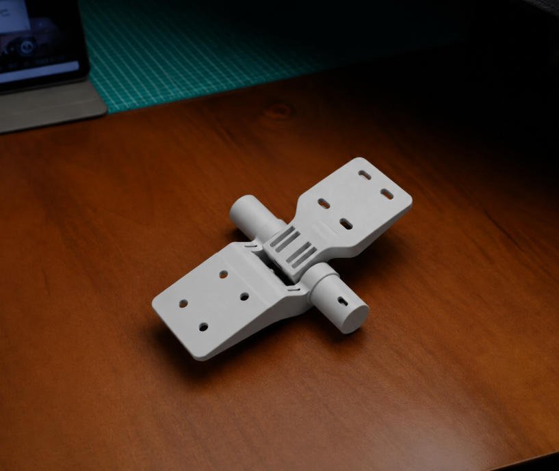 Plastic over plastic injection molded components for OEM overmolding applications