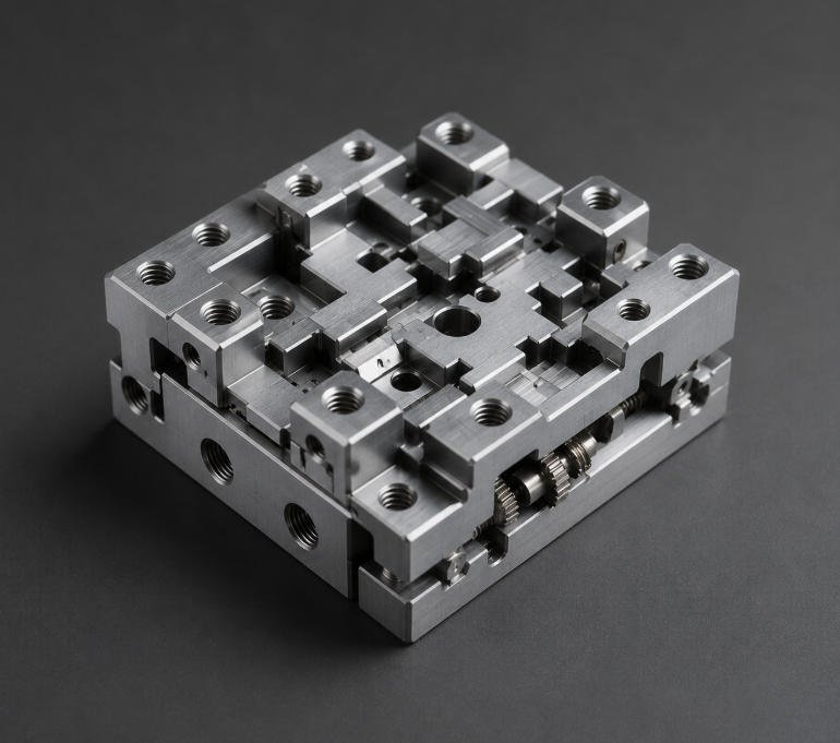 Insert positioning for metal insert molding components