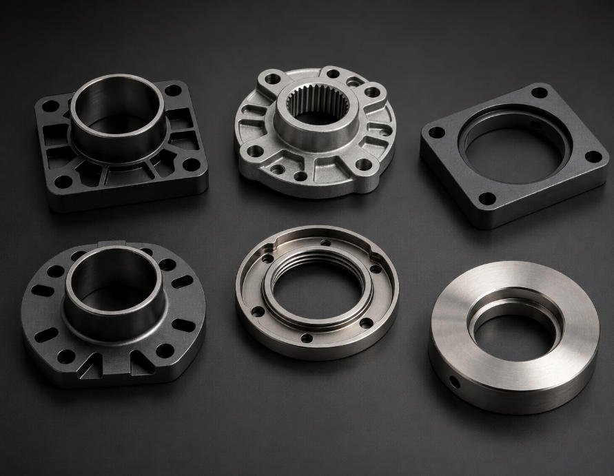 Zinc plated steel bracket and fastener sample for corrosion protection