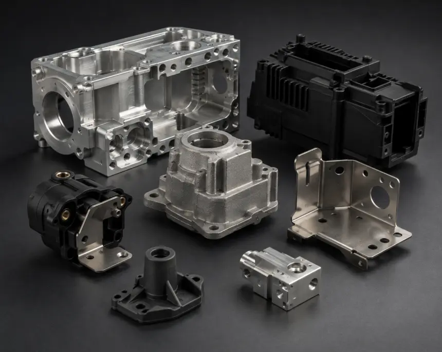 Custom OEM metal and plastic parts manufactured from customer drawings