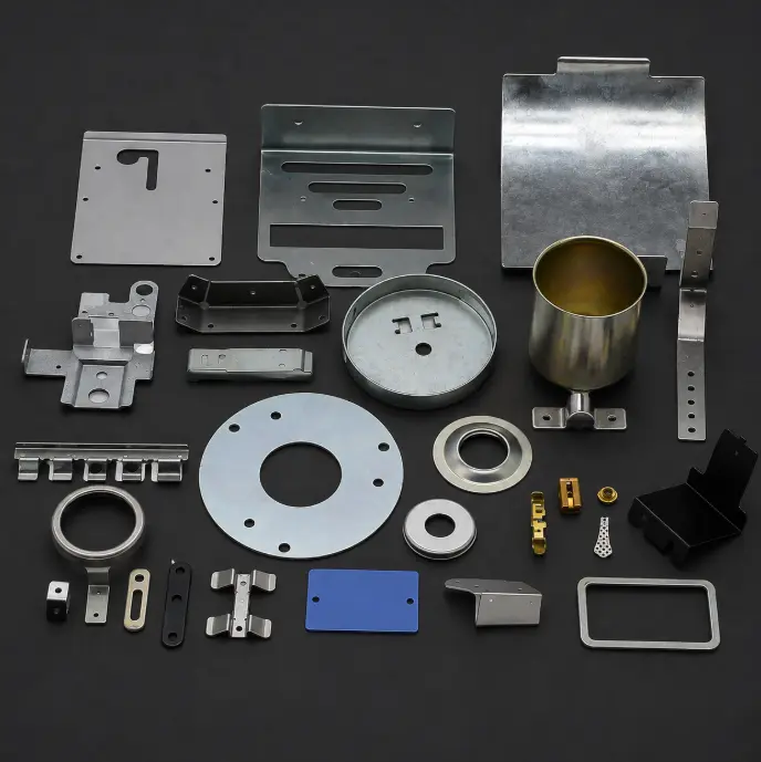Custom OEM stamped metal parts and formed sheet metal components