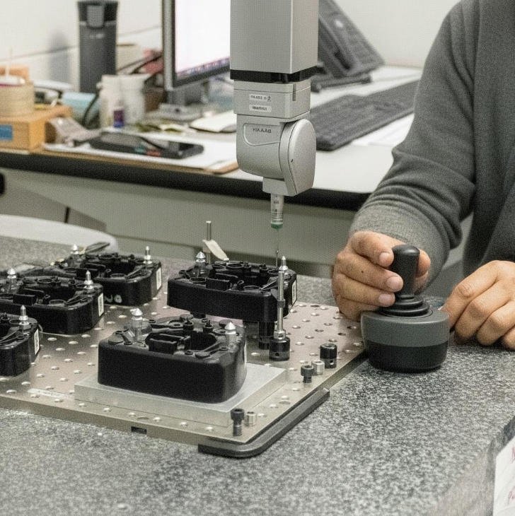 dimensional inspection of injection molded plastic components