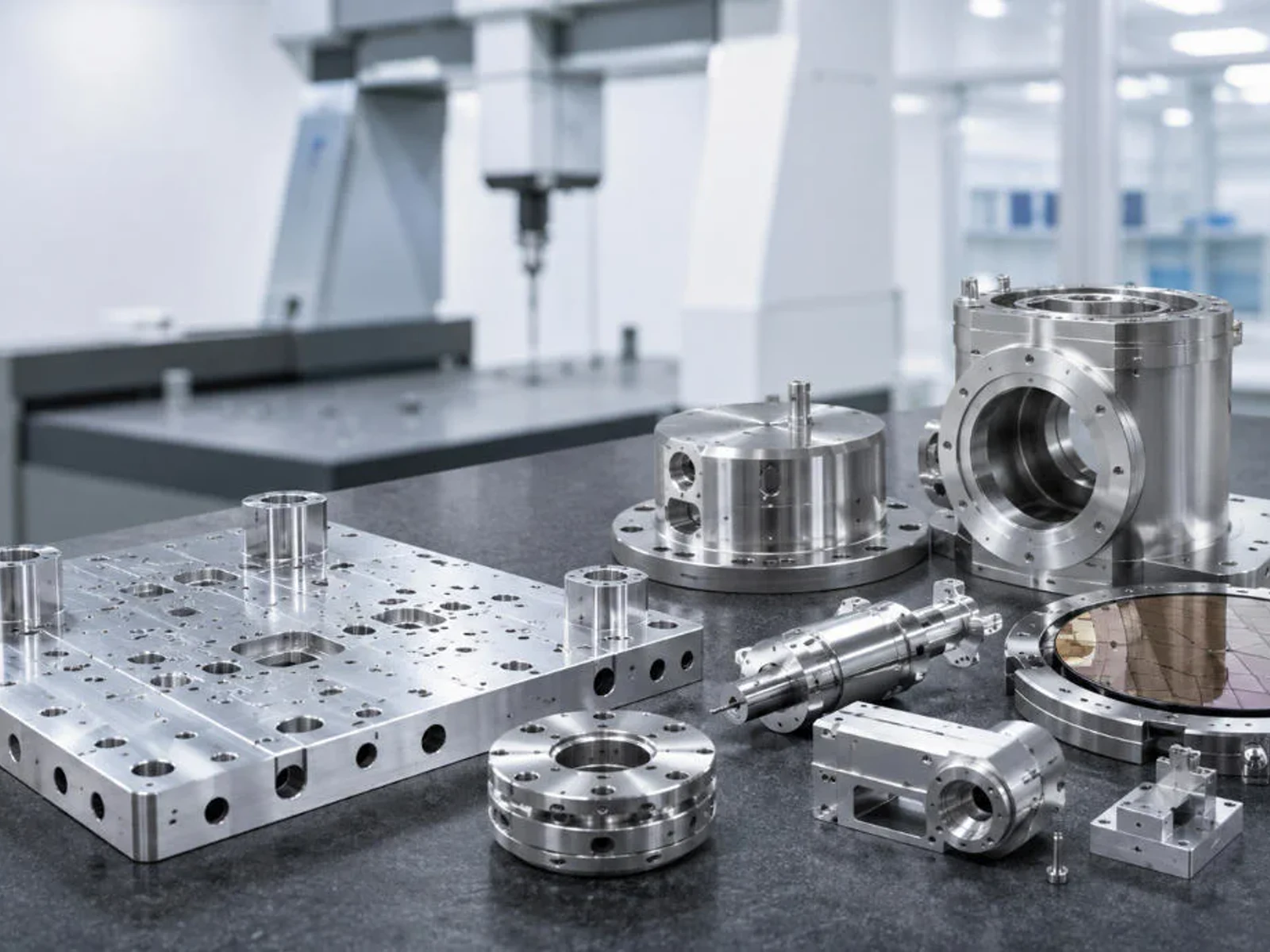 Custom machined, housing and structural components for medical devices and equipment