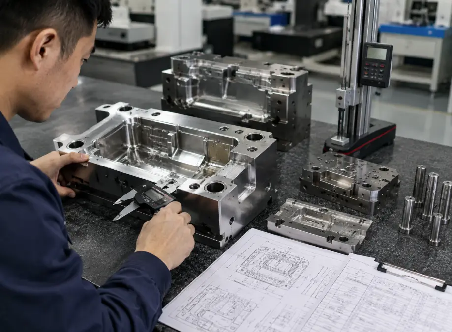 Dimensional inspection and validation of custom mold tooling
