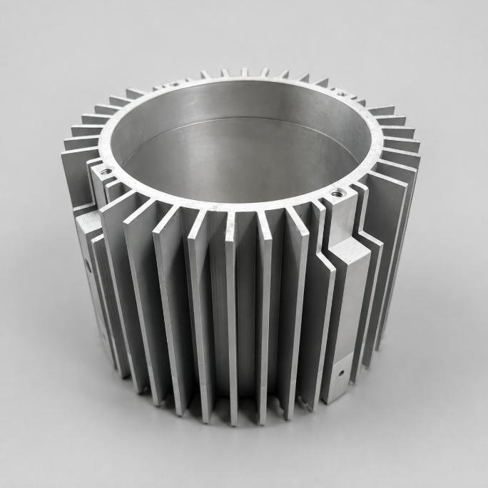 Aluminum motor housing servo motor shell end cover and bearing housing for OEM motion systems