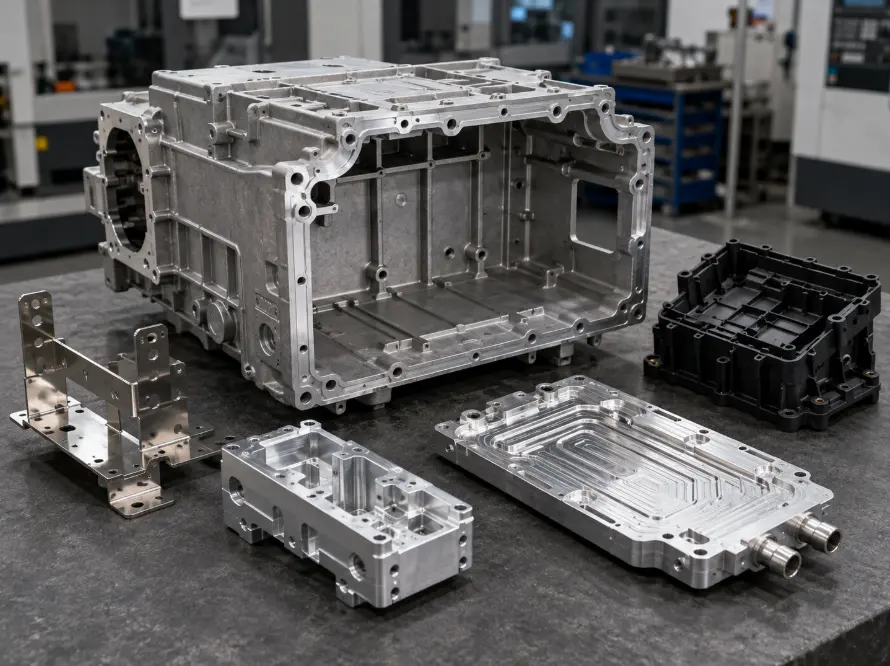 Custom aluminum and plastic components for new energy and energy storage equipment