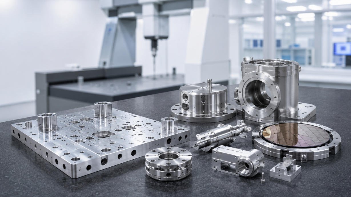 Precision motor components for semiconductor equipment motion systems