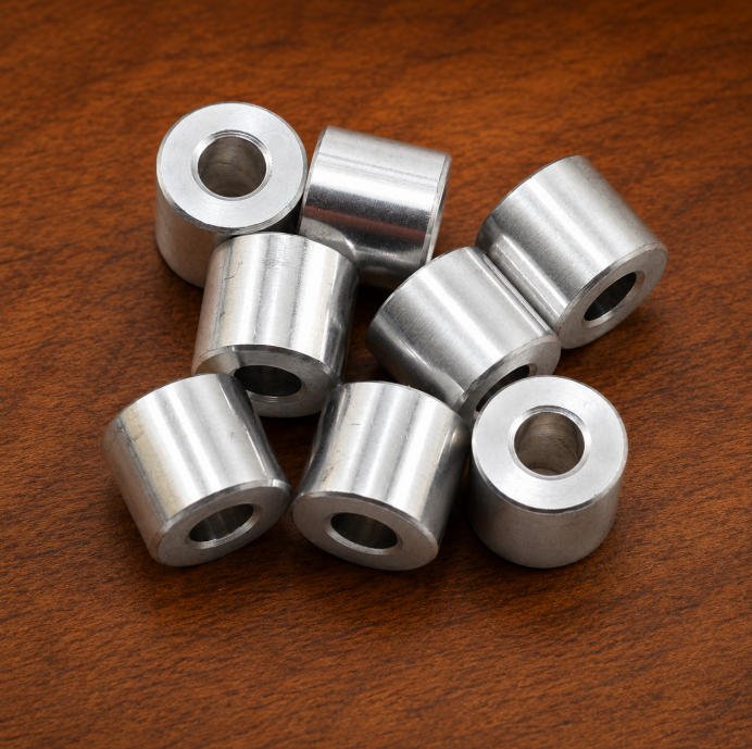 Turned servo motor cylindrical parts for precision motion system assemblies