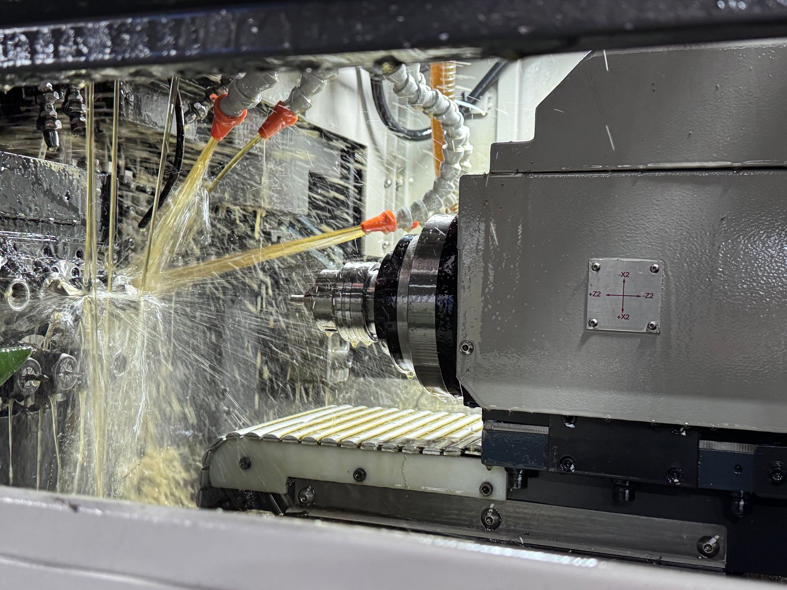 CNC machining process for custom metal parts