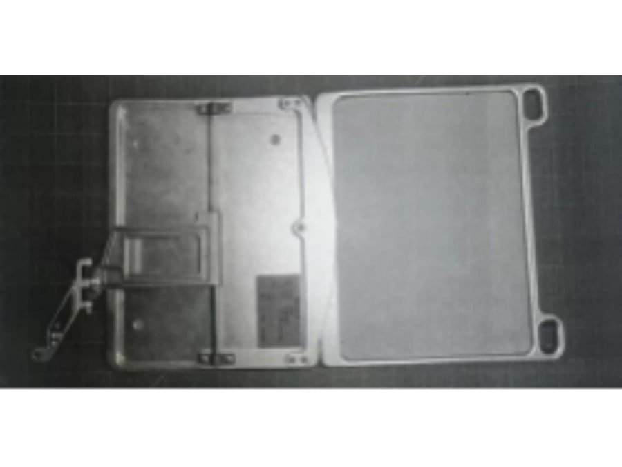 Custom aircraft seat tray table hardware product image